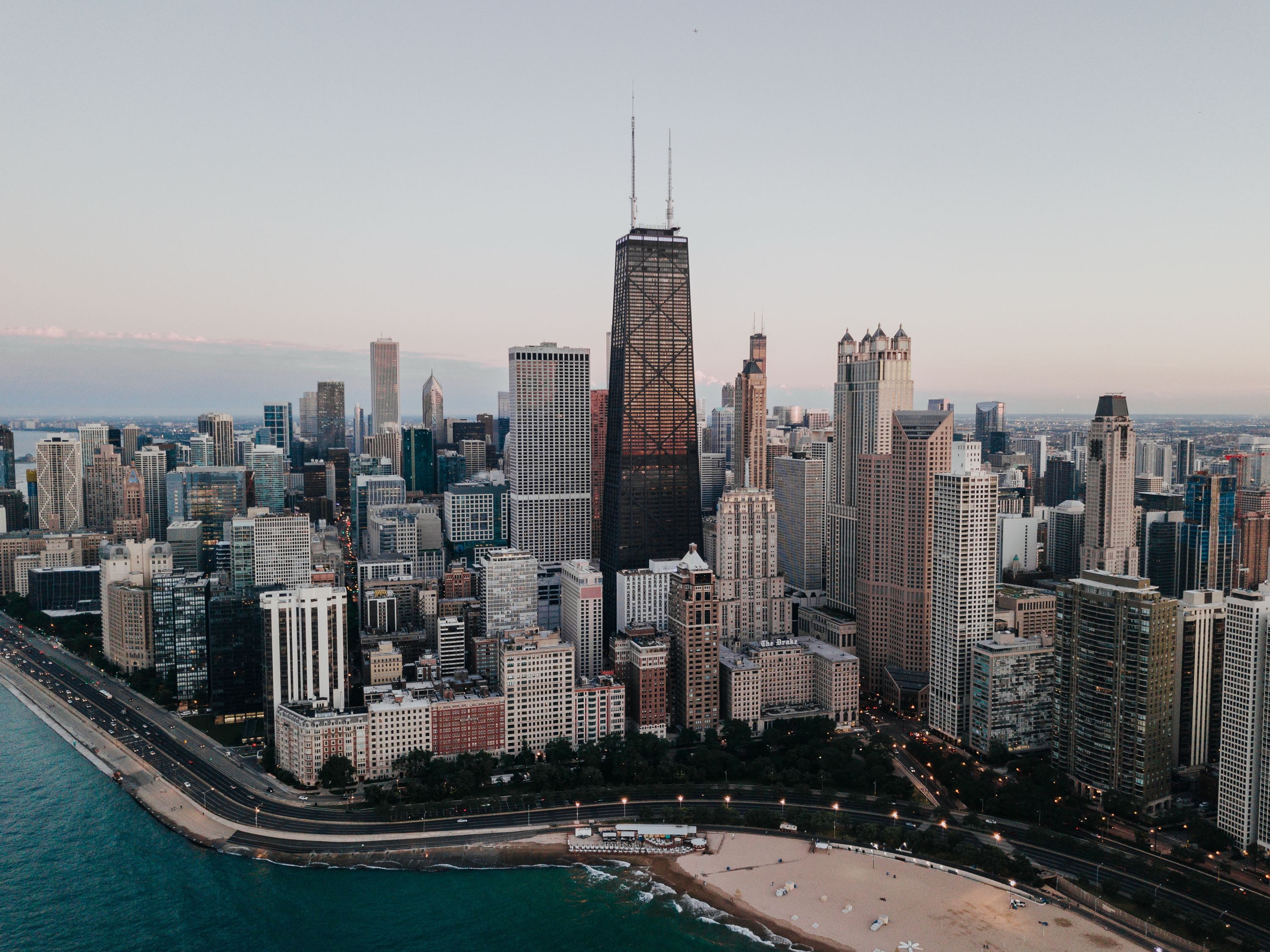fond d'écran chicago,zone métropolitaine,paysage urbain,ville,gratte ciel,zone urbaine