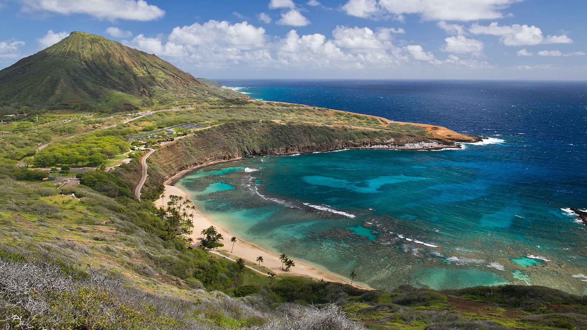 hawaii wallpaper,body of water,coast,natural landscape,sea,coastal and oceanic landforms
