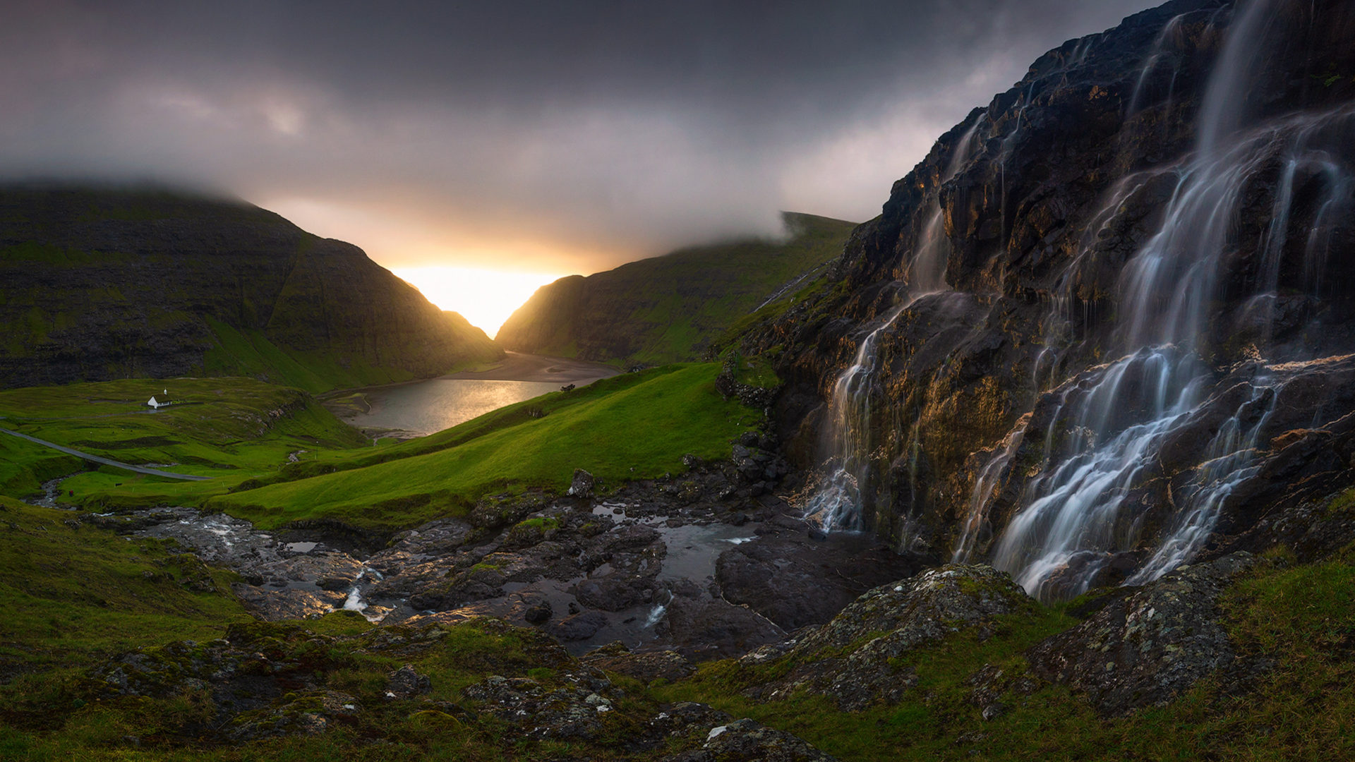 wallpaper pc hd,nature,natural landscape,highland,mountainous landforms,water