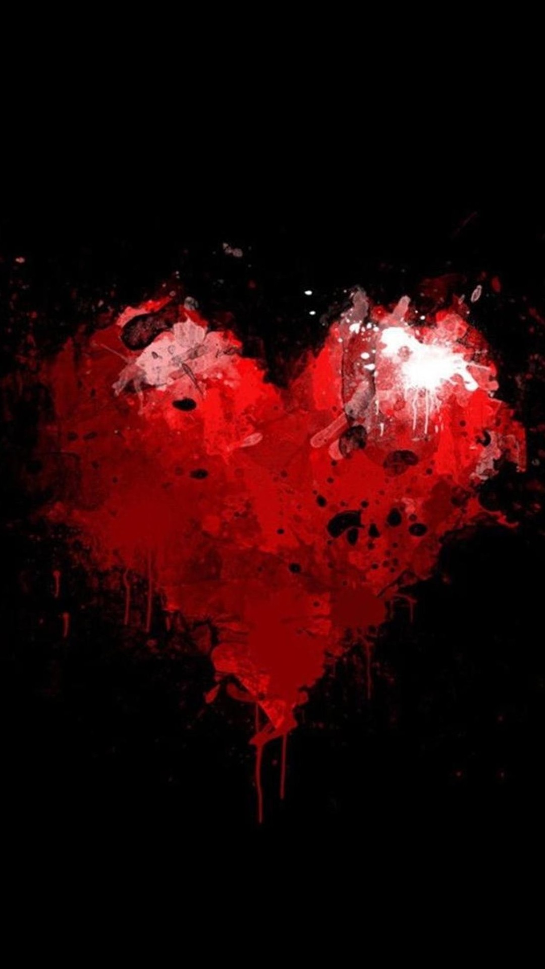 The Red Broken Heart, love, HD phone wallpaper | Peakpx