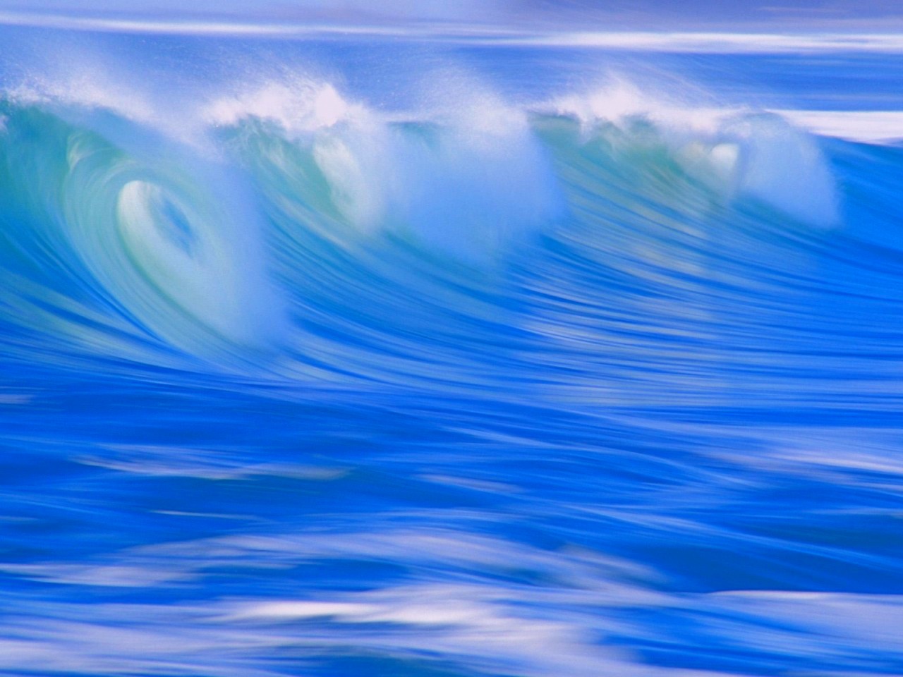 波の壁紙,青い,空,波,風の波,水