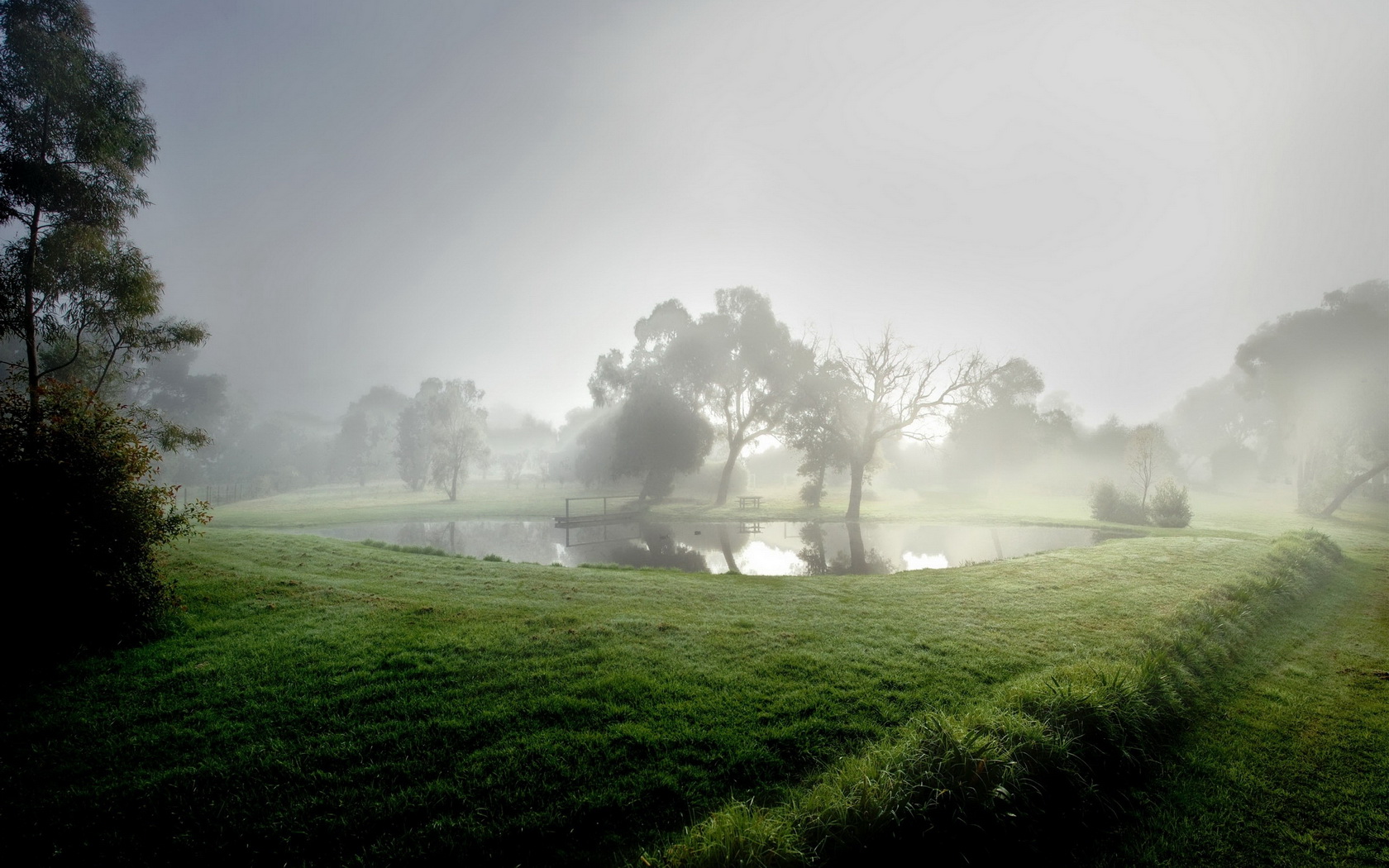 霧の壁紙,靄,自然,空,霧,自然の風景