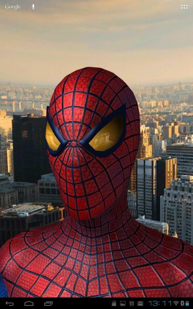 spiderman live wallpaper,spider man,superheld,erfundener charakter,kostüm,maske
