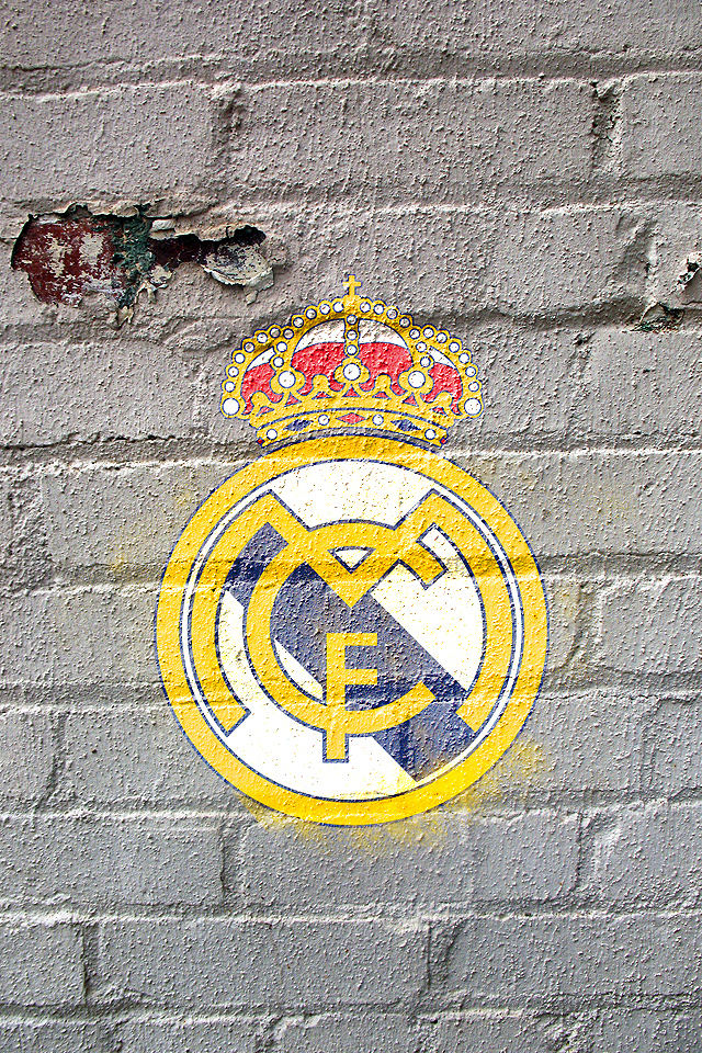 fond d'écran real madrid iphone,jaune,mur,symbole,drapeau,emblème