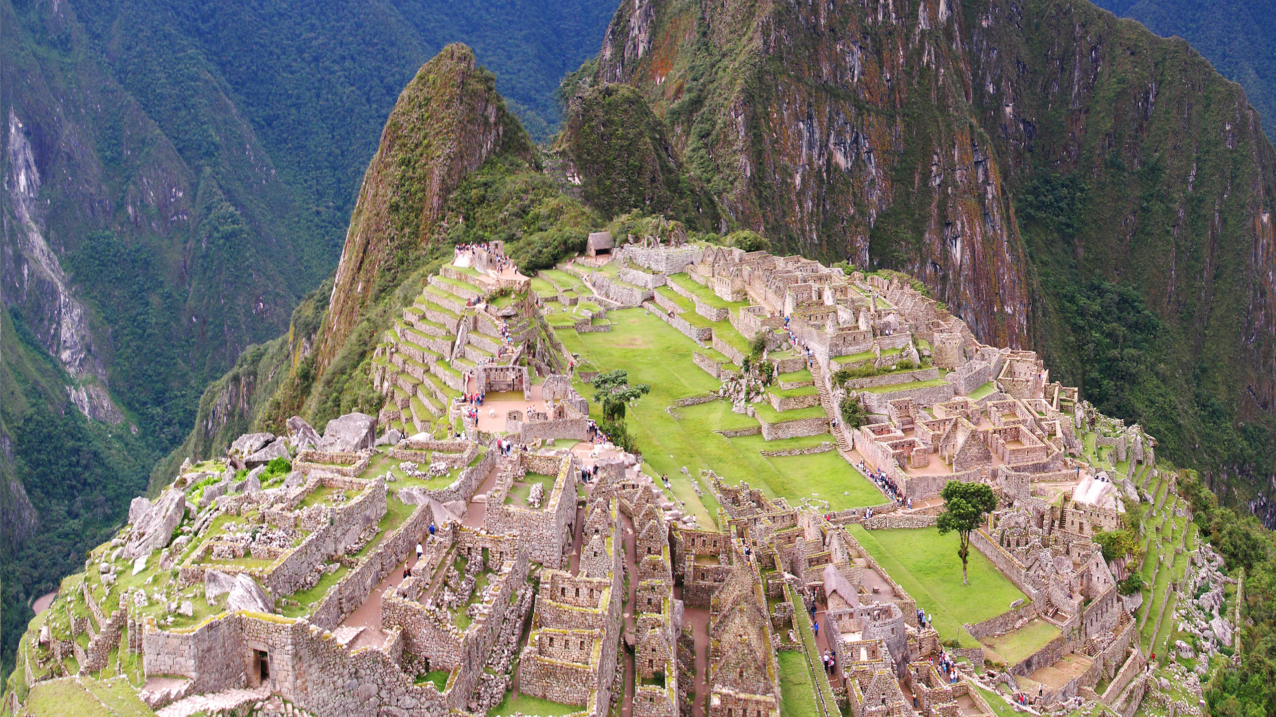 fond d'écran wqhd,paysage naturel,merveilles du monde,ruines,montagne,histoire ancienne