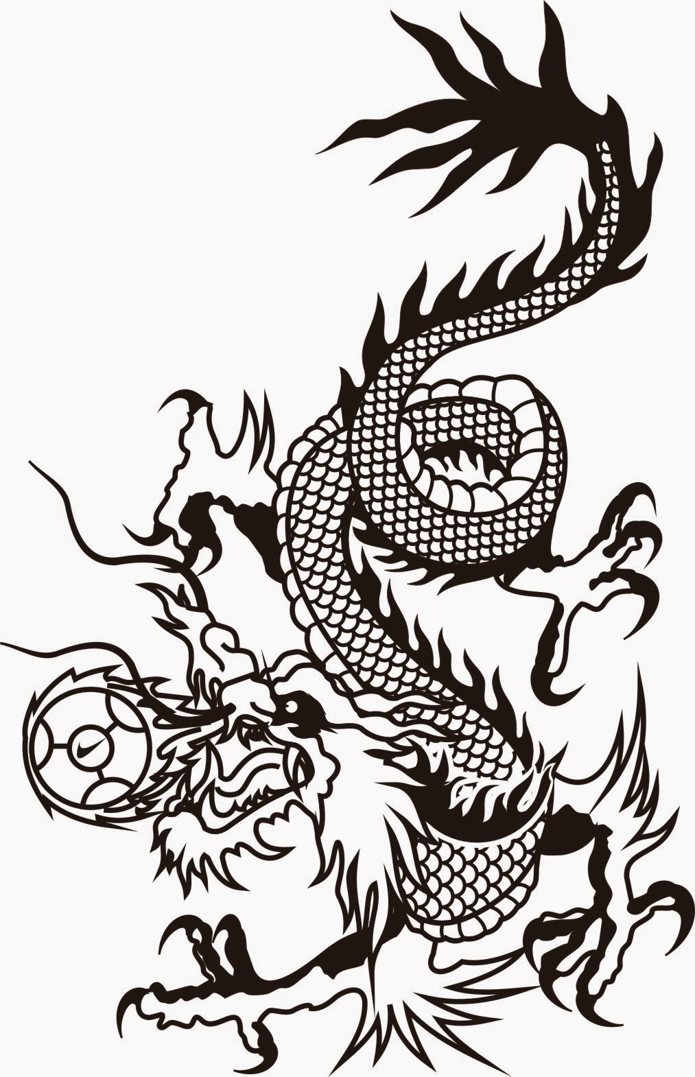 wallpaper ular bergerak,white,head,illustration,line art,dragon