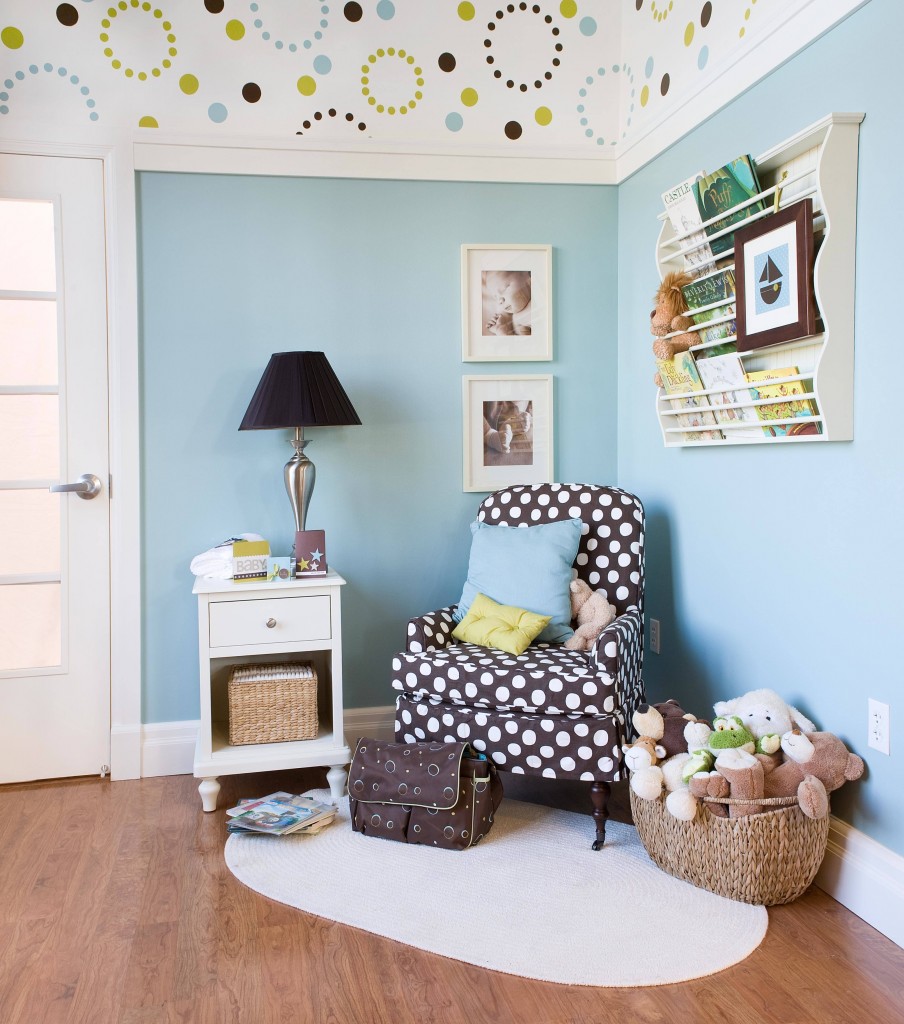 boys nursery wallpaper,room,furniture,interior design,blue,property