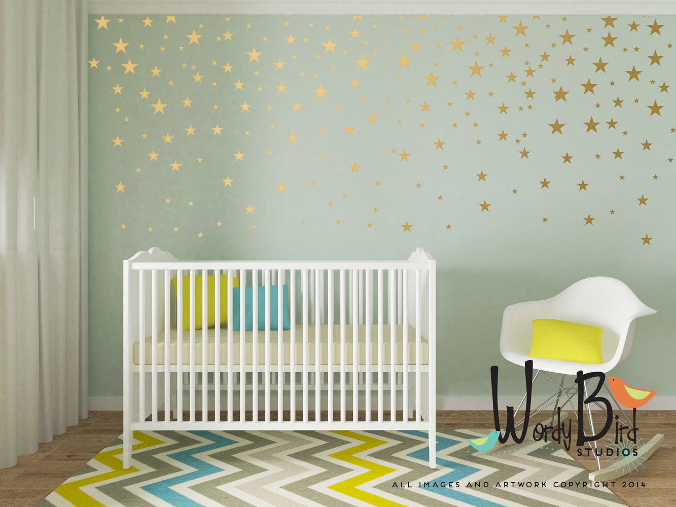 Gold Dot Wall Stickers Uk WallpaperUse