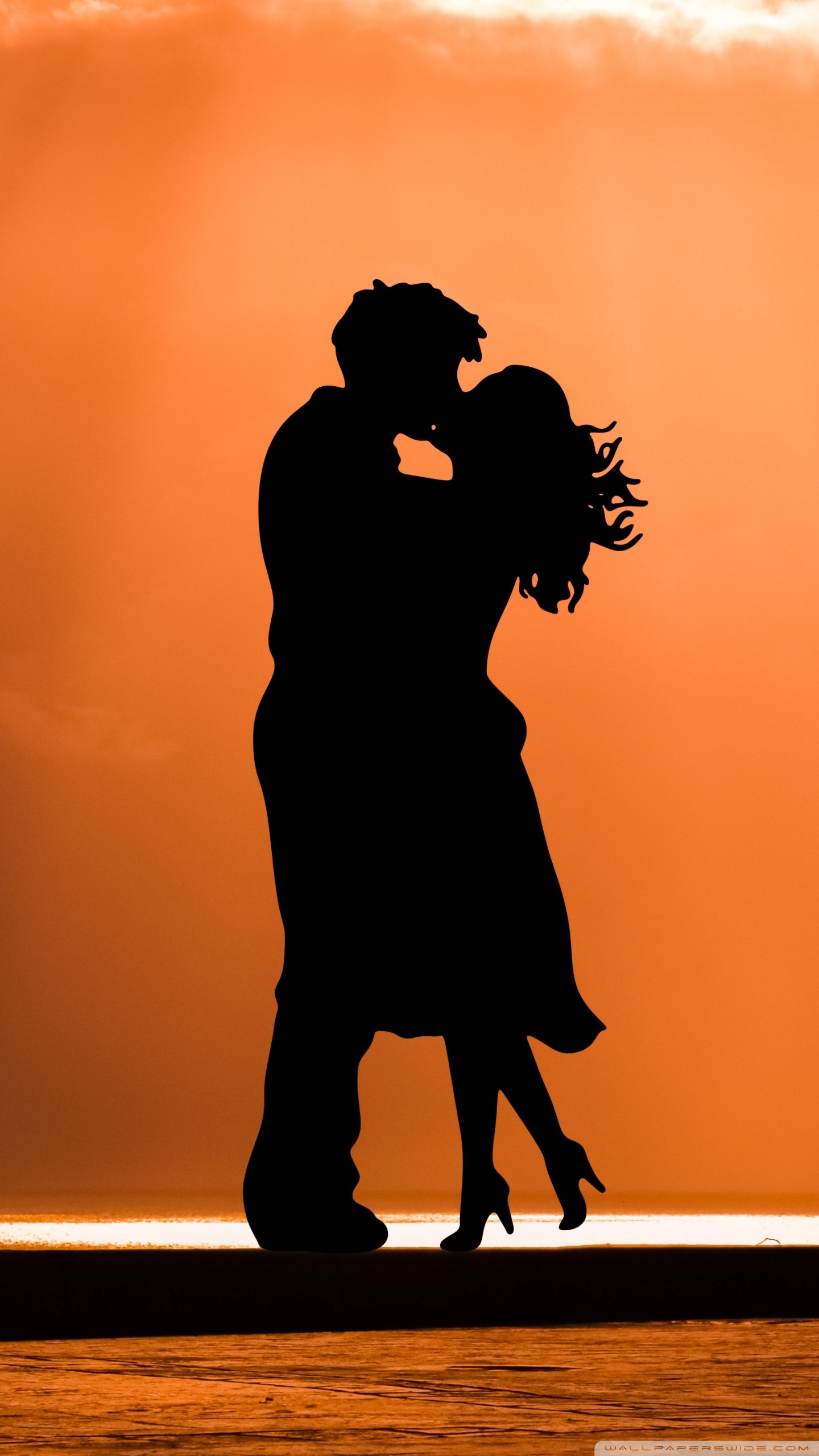 hd amore coppia sfondi per cellulari,romanza,silhouette,danza,amore,evento