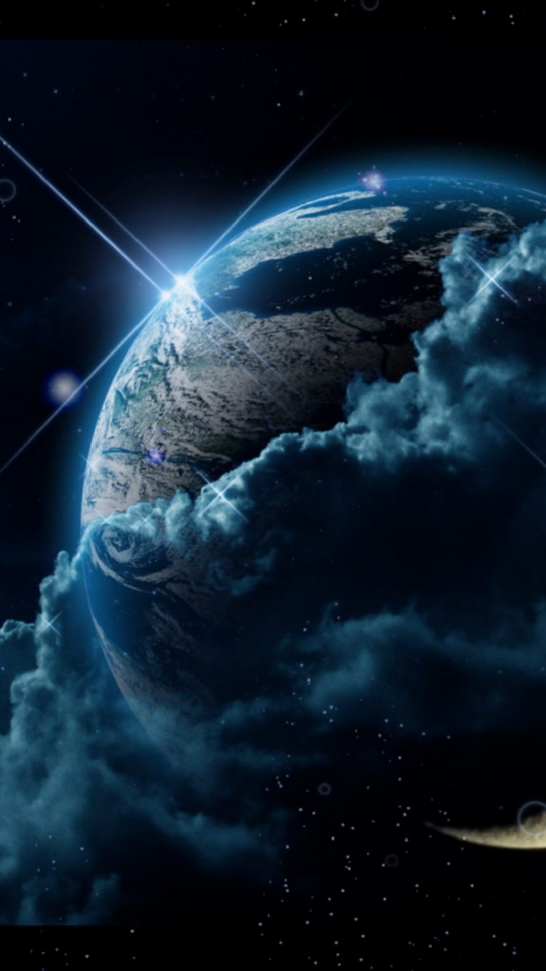fondo de pantalla de iphone tierra,espacio exterior,atmósfera,planeta,objeto astronómico,cielo