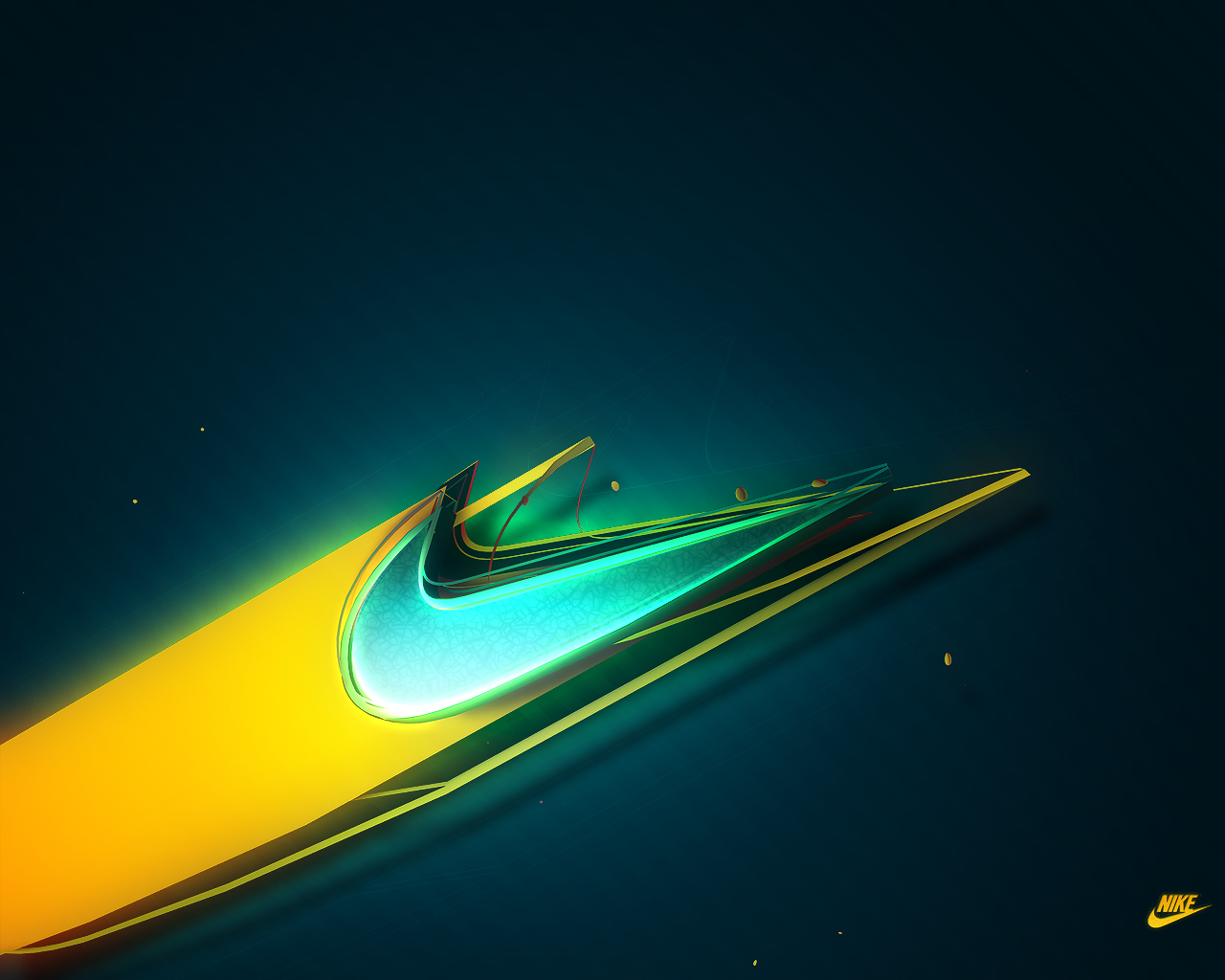 coole nike wallpaper,blau,grün,gelb,design,grafik