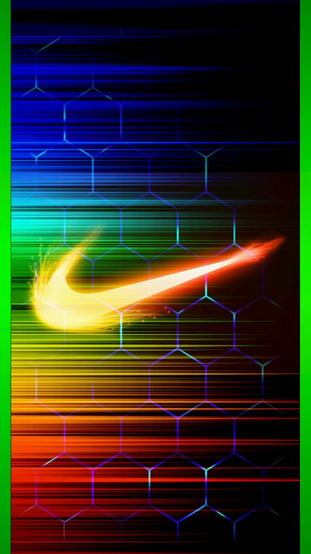 cool nike wallpapers,green,neon,line,neon sign,design