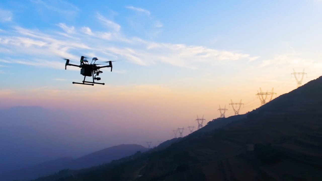 papier peint drone,ciel,hélicoptère,avion,nuage,rotor d'hélicoptère