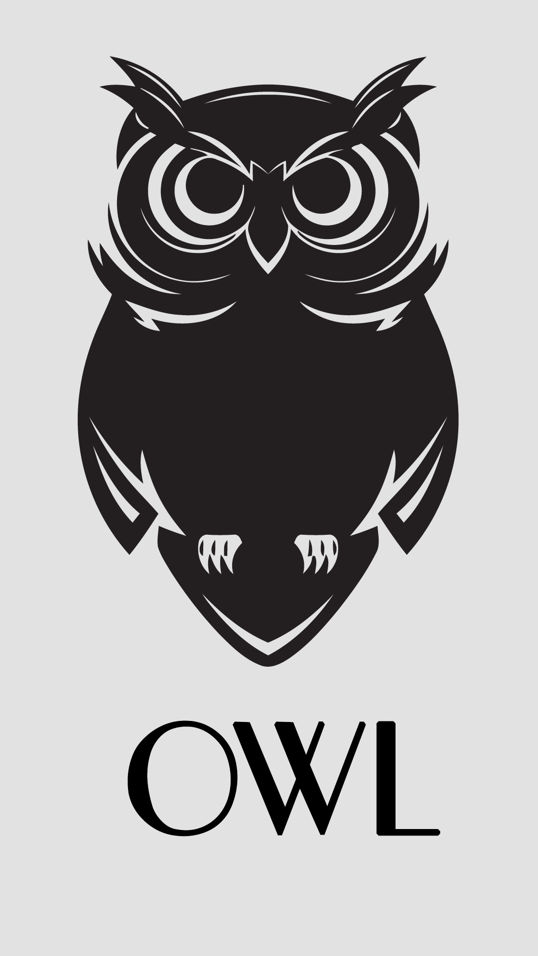 owl wallpaper iphone,owl,logo,bird,bird of prey,illustration
