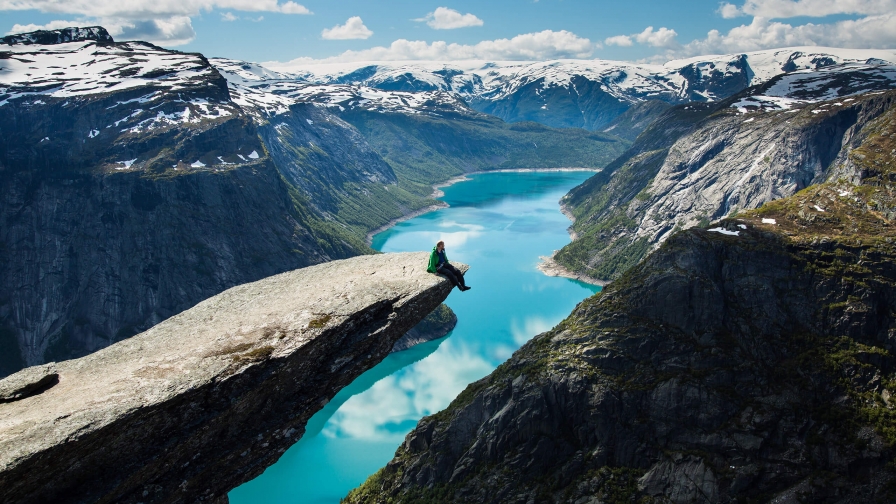fond d'écran de voyage hd,paysage naturel,fjord,lac glaciaire,la nature,montagne