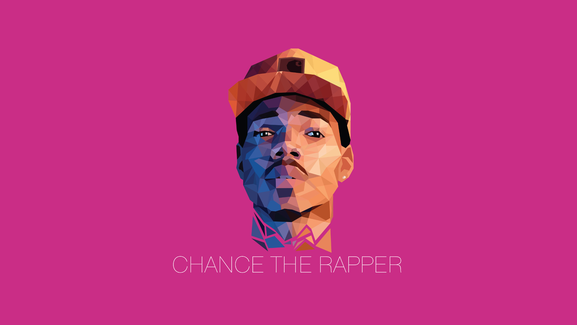 chance the rapper wallpaper,head,text,pink,violet,chin