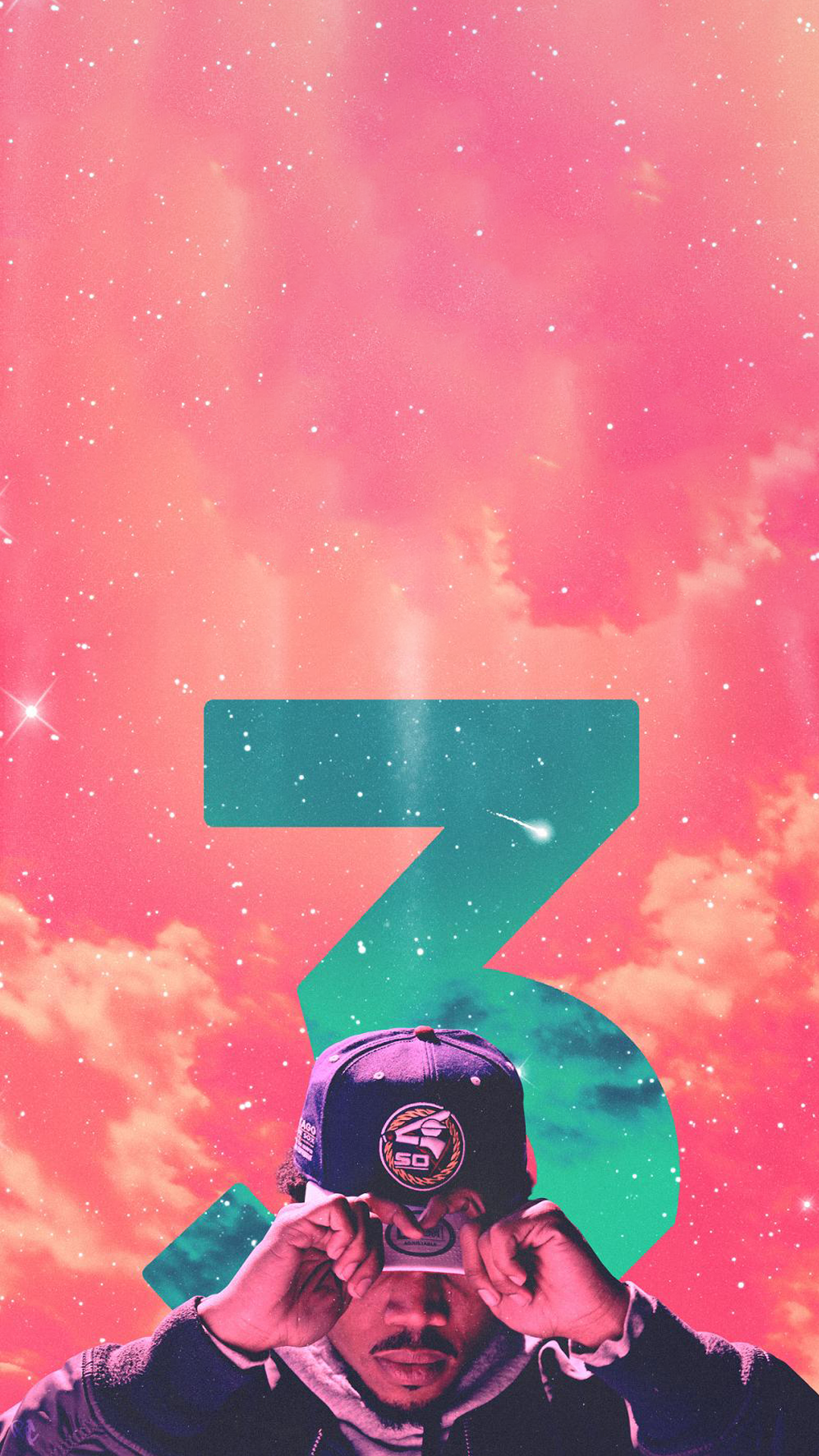 chance the rapper wallpaper,pink,sky,illustration,graphic design,magenta