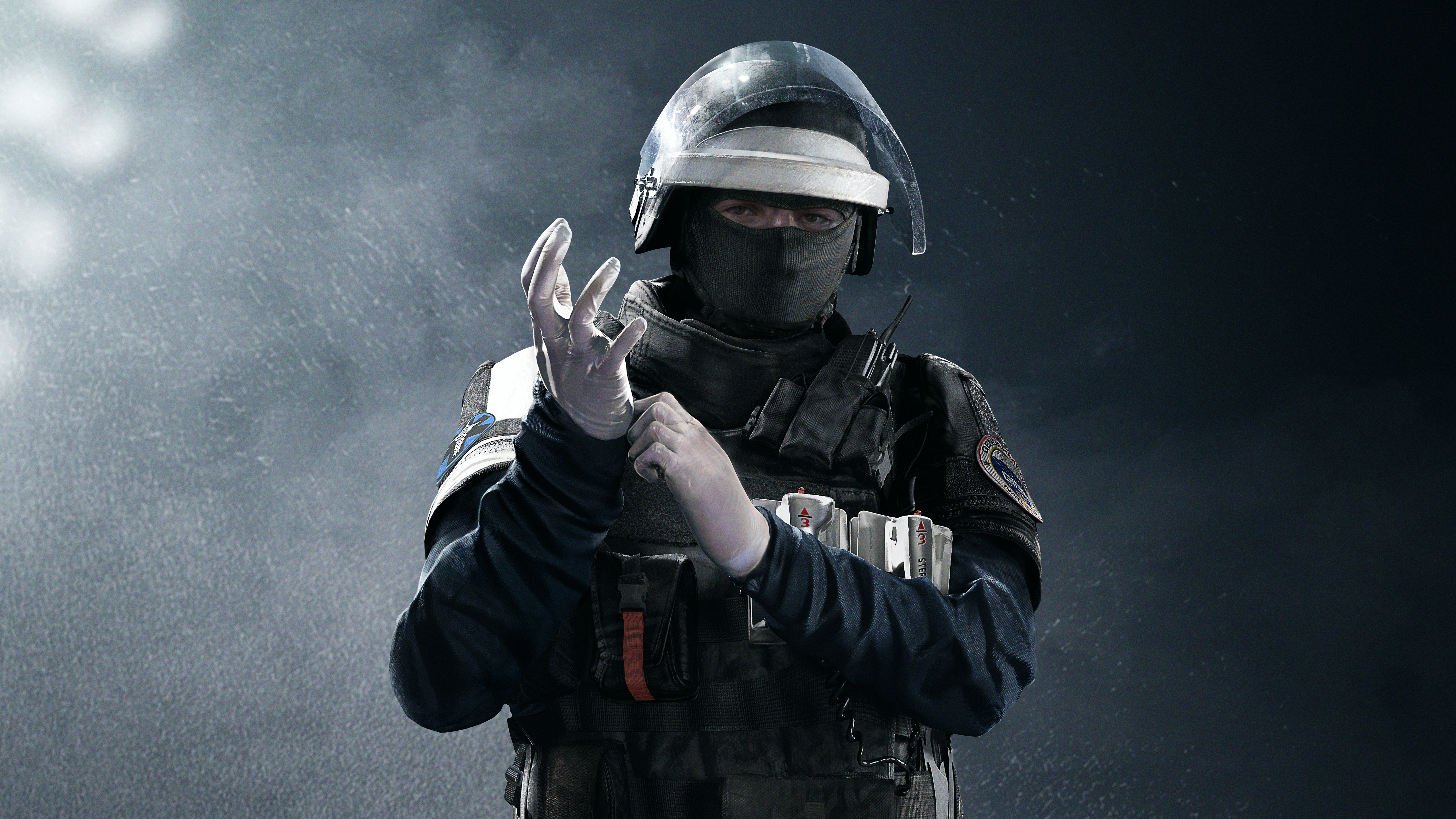 rainbow six wallpaper,helmet,personal protective equipment,soldier,headgear,swat