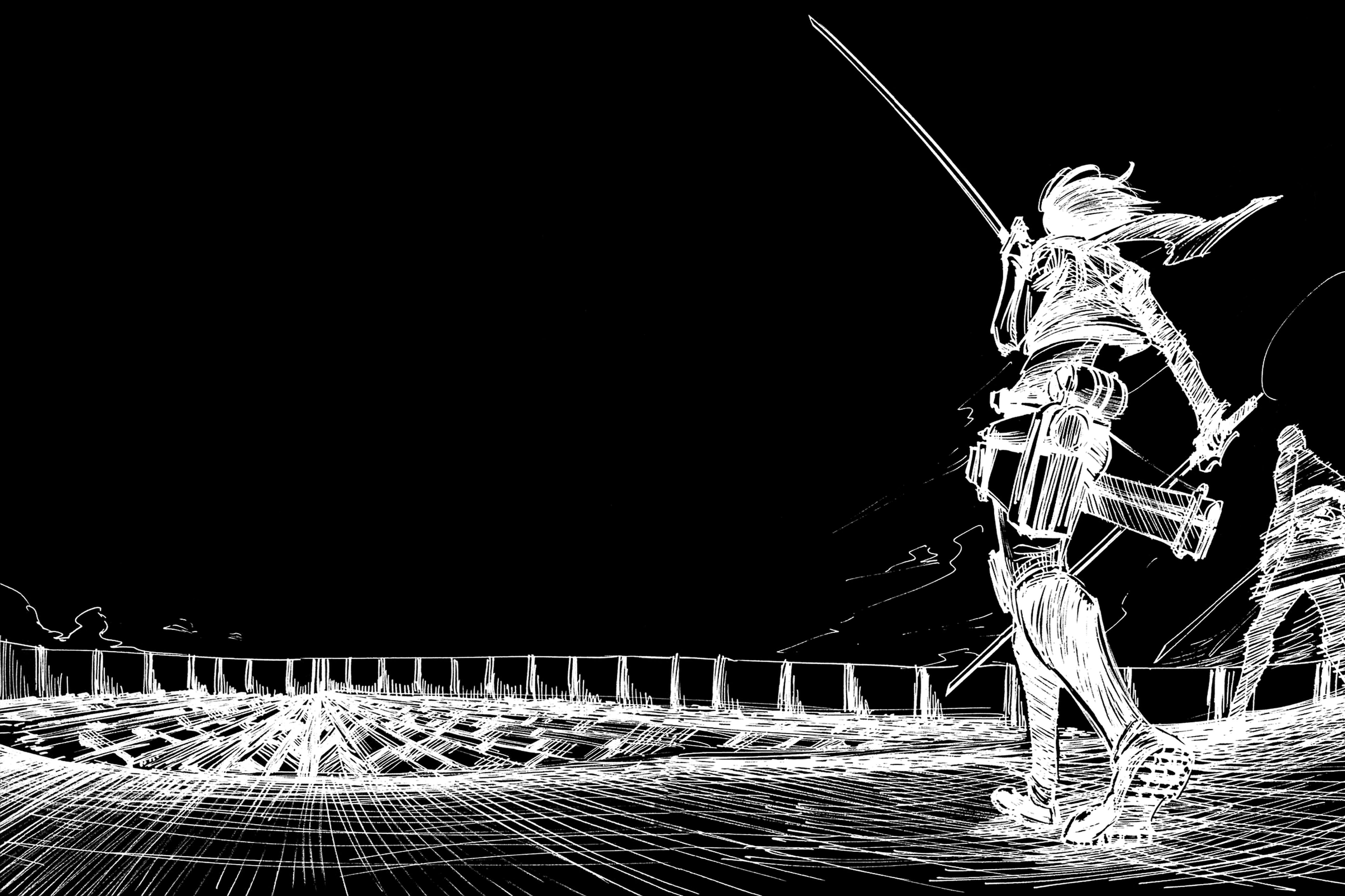 aot wallpaper,black,water,black and white,monochrome,photography