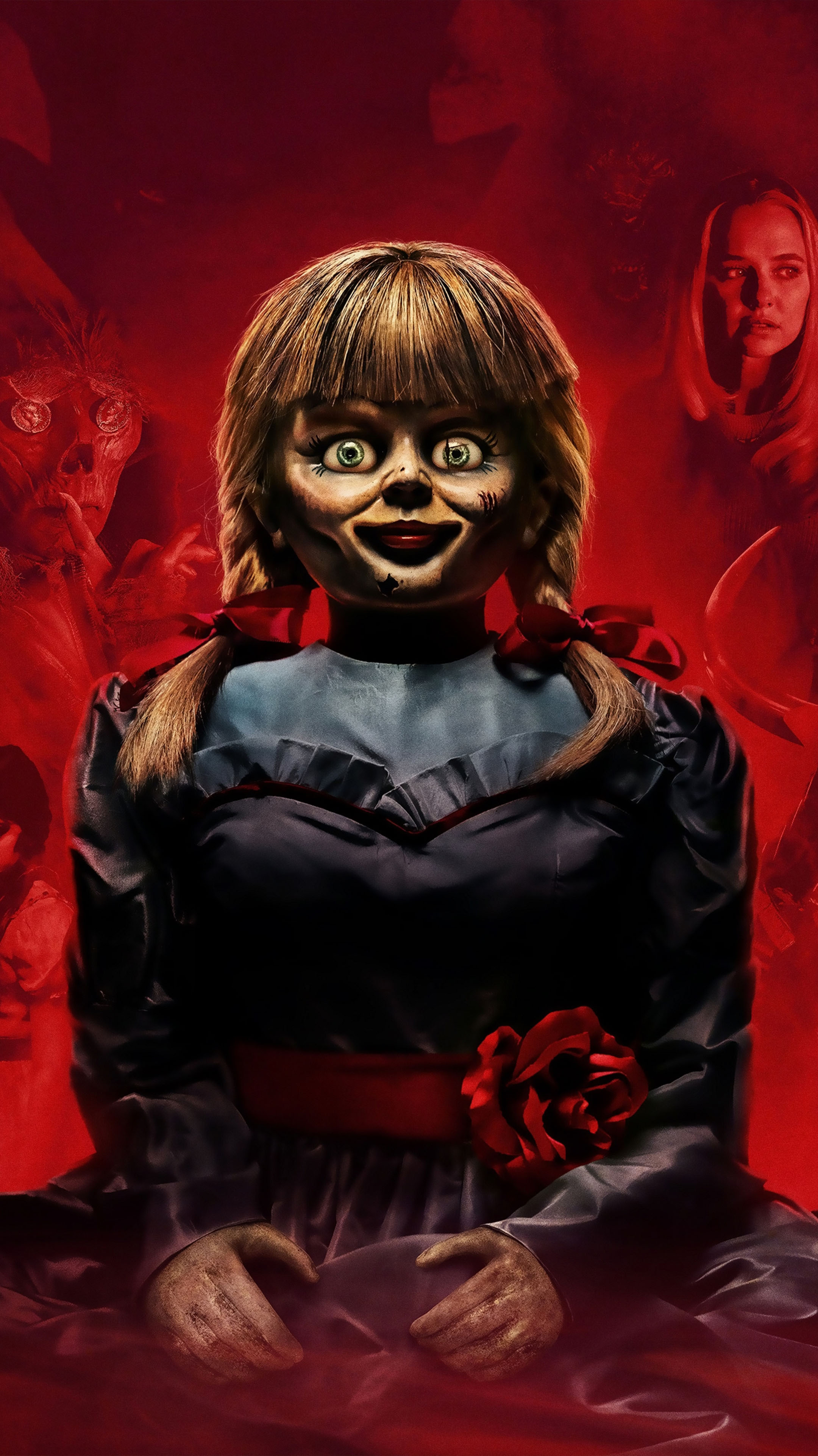 annabelle wallpaper,ilustración,ficción,personaje de ficción,arte