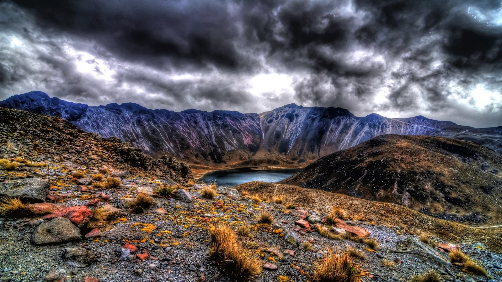 hdr wallpaper,sky,highland,mountainous landforms,nature,mountain