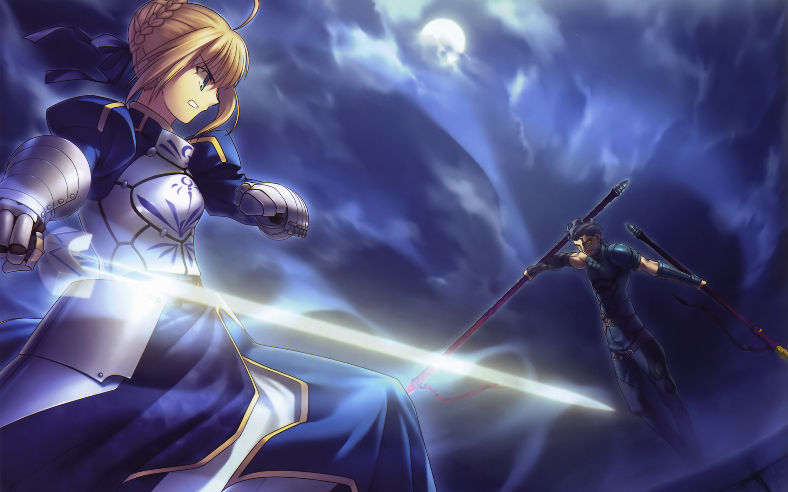 fate stay night wallpaper,cg artwork,action adventure game,anime,sky,adventure game