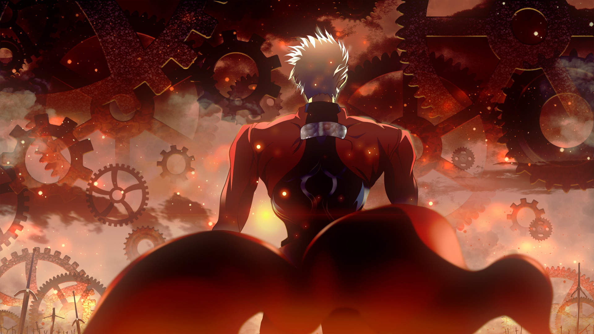 fate stay night wallpaper,cg artwork,fictional character,anime,illustration,demon