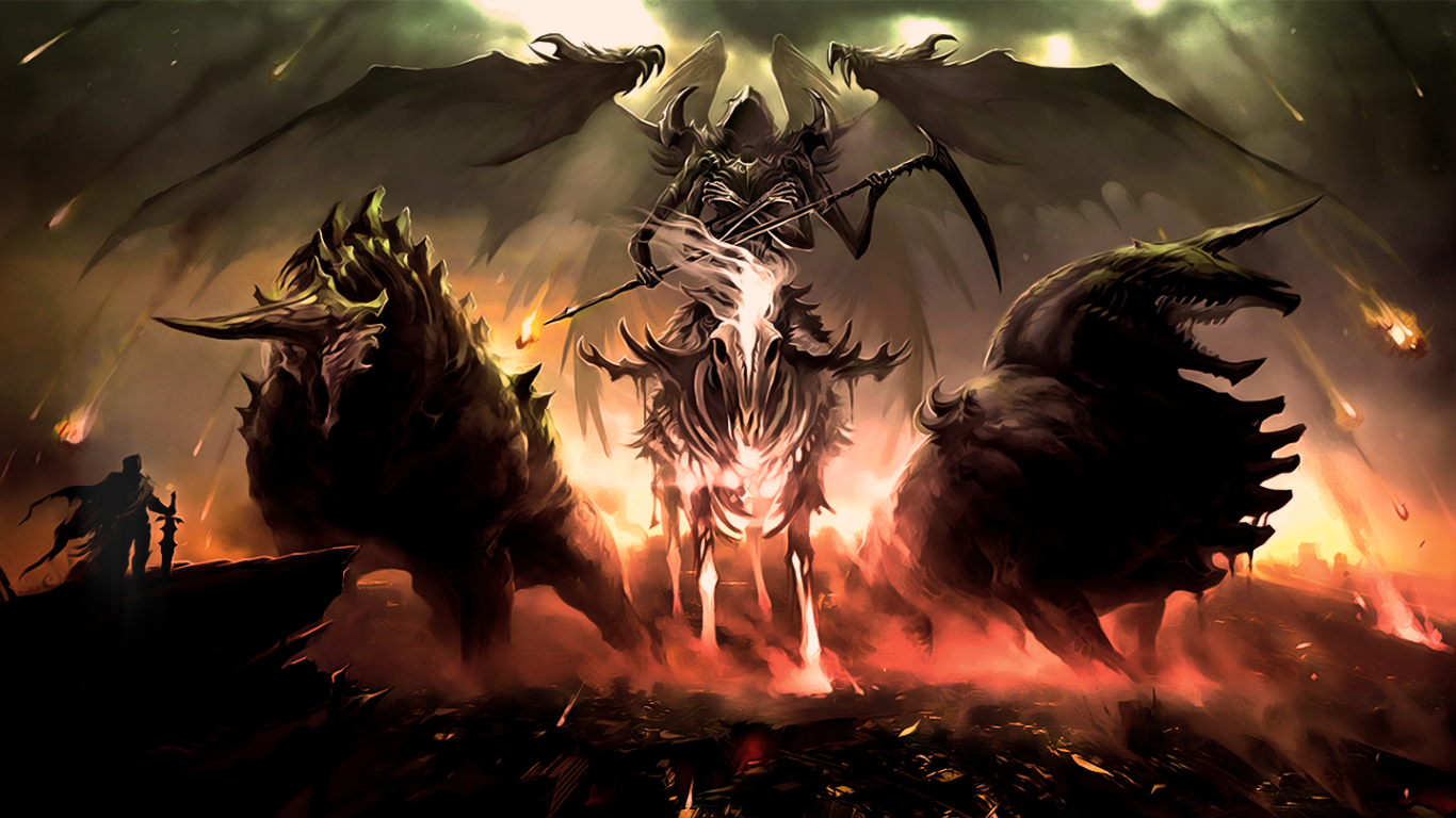 死神ライブ壁紙,アクションアドベンチャーゲーム,ドラゴン,cgアートワーク,悪魔,架空の人物