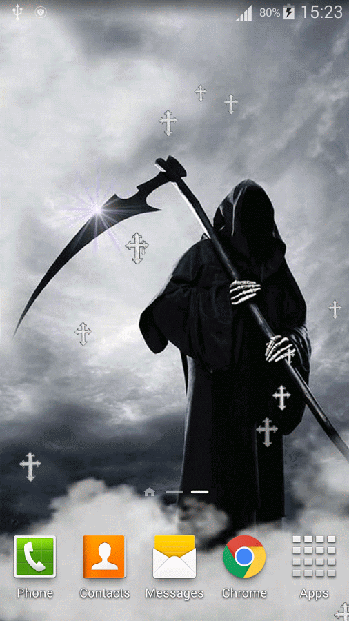 grim reaper live wallpapers,illustration,musical instrument