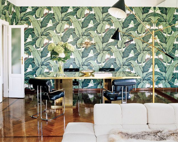 beverly hills hotel wallpaper,zimmer,grün,hintergrund,wand,innenarchitektur