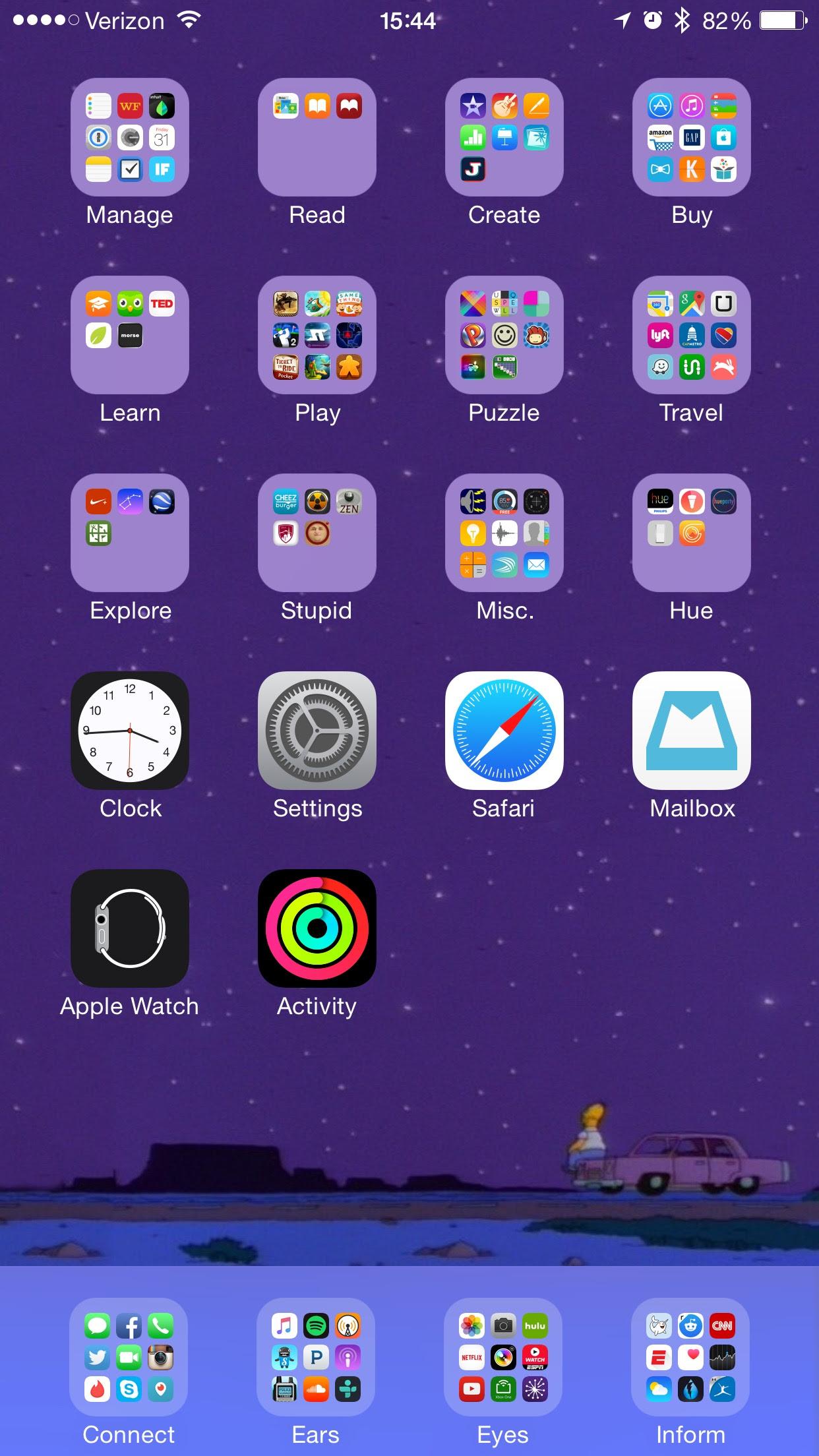 fond d'écran simpsons iphone,violet,violet,capture d'écran,la technologie,police de caractère