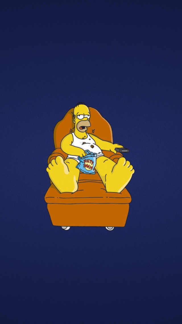 simpsons wallpaper iphone,cartoon,illustration,animation,art,sitting