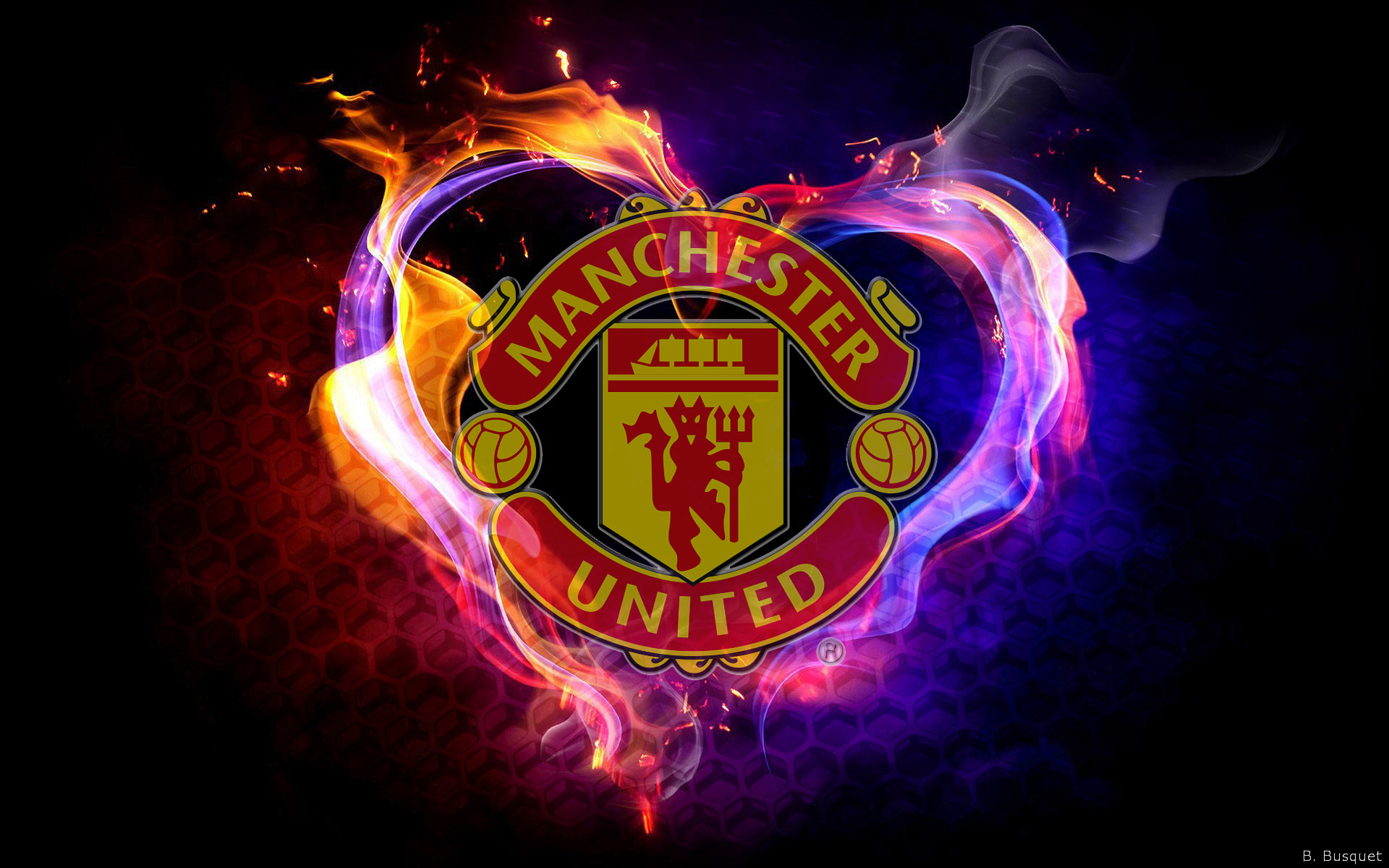 man utd wallpaper hd,schriftart,grafik,emblem,grafikdesign,neon 