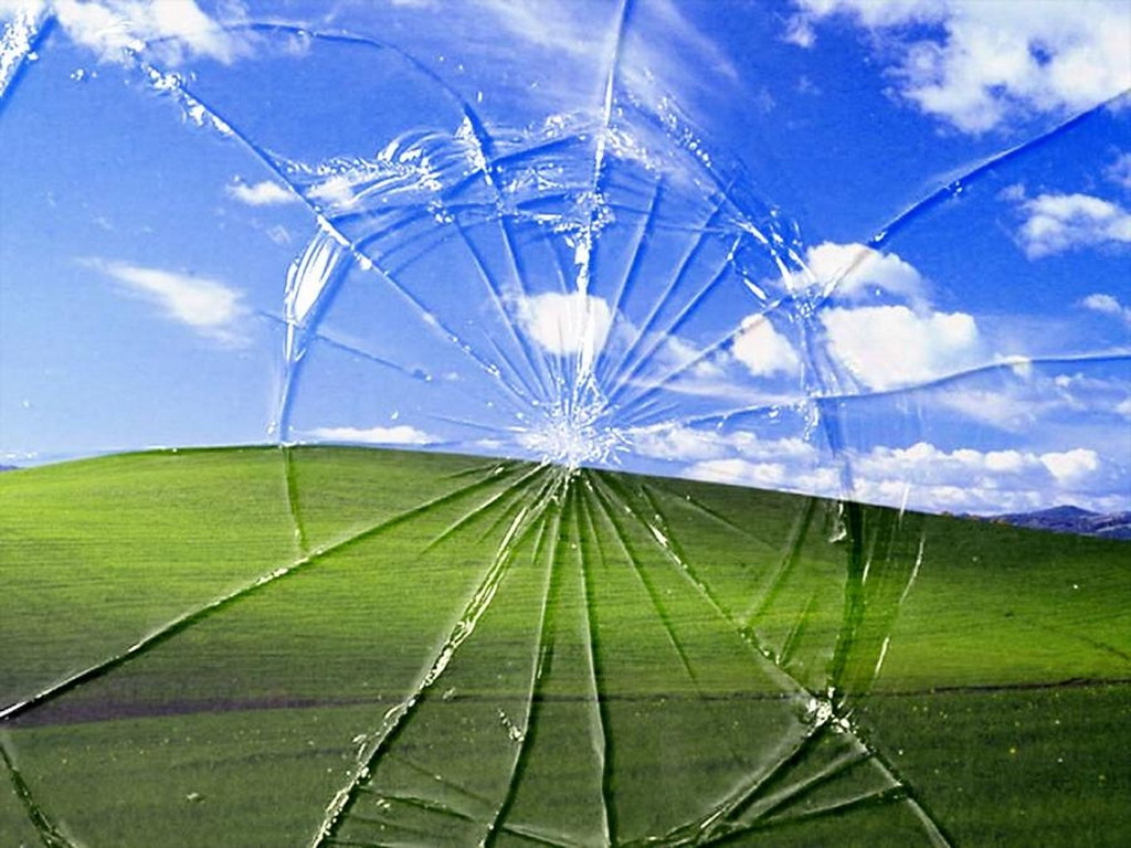 broken screen wallpaper hd,water,sky,blue,grassland,grass