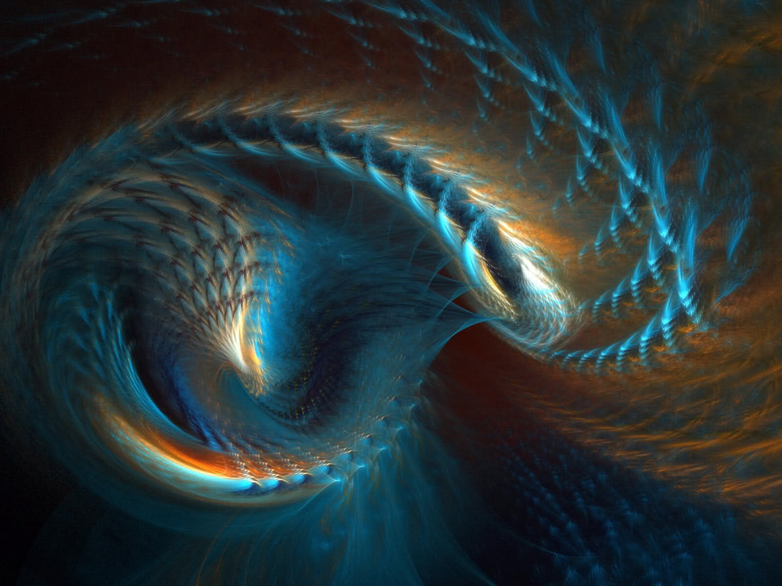 rare wallpaper,fractal art,blue,vortex,wave,art