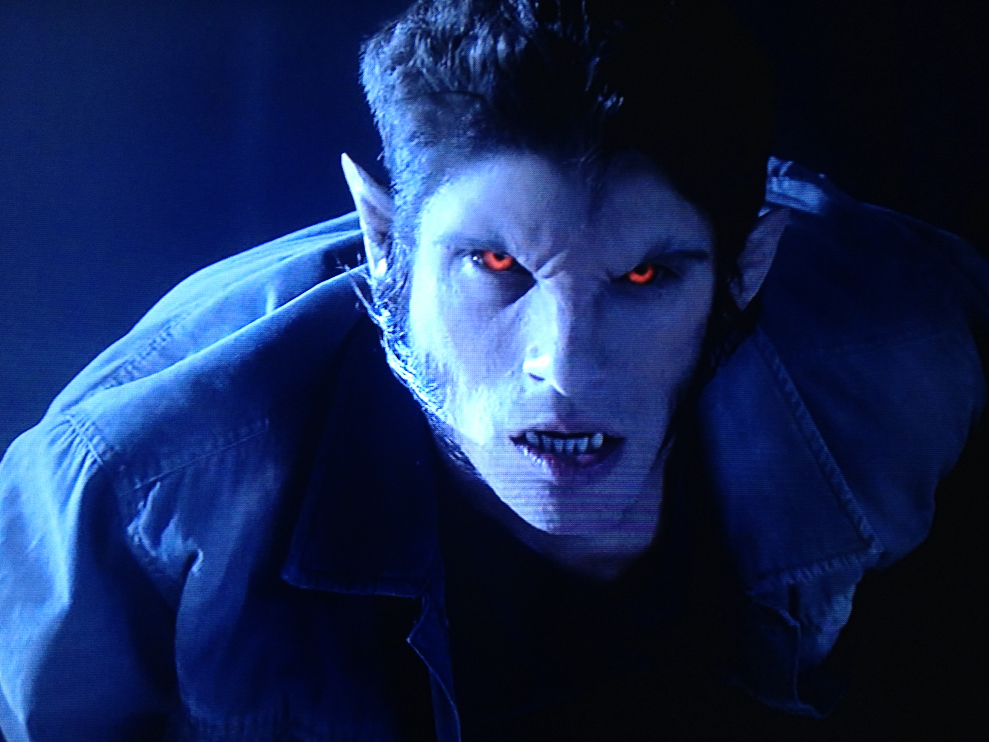 teen wolf wallpaper,blue,eye,fictional character,darkness,photography