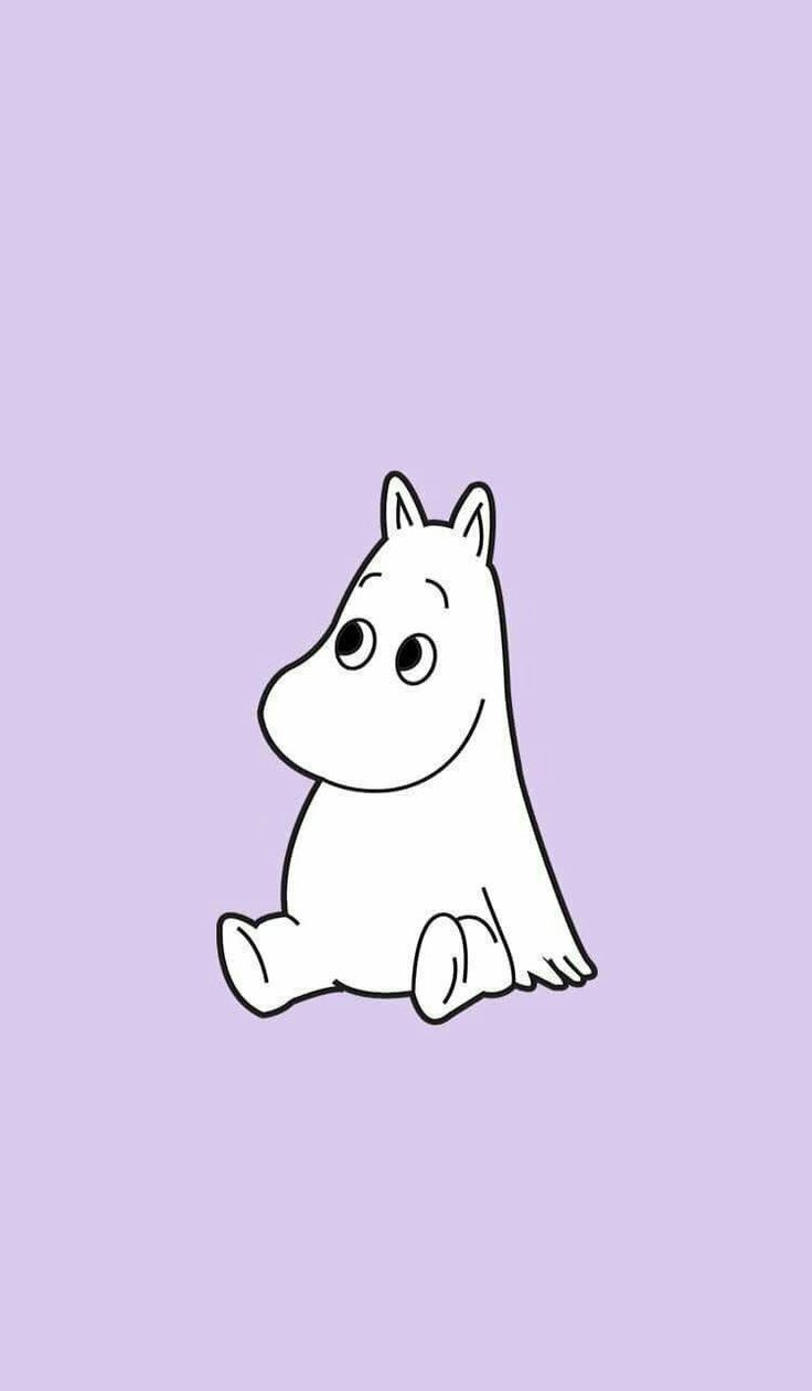 moomin wallpaper,cartoon,canidae,carnivore,spitz,japanese spitz