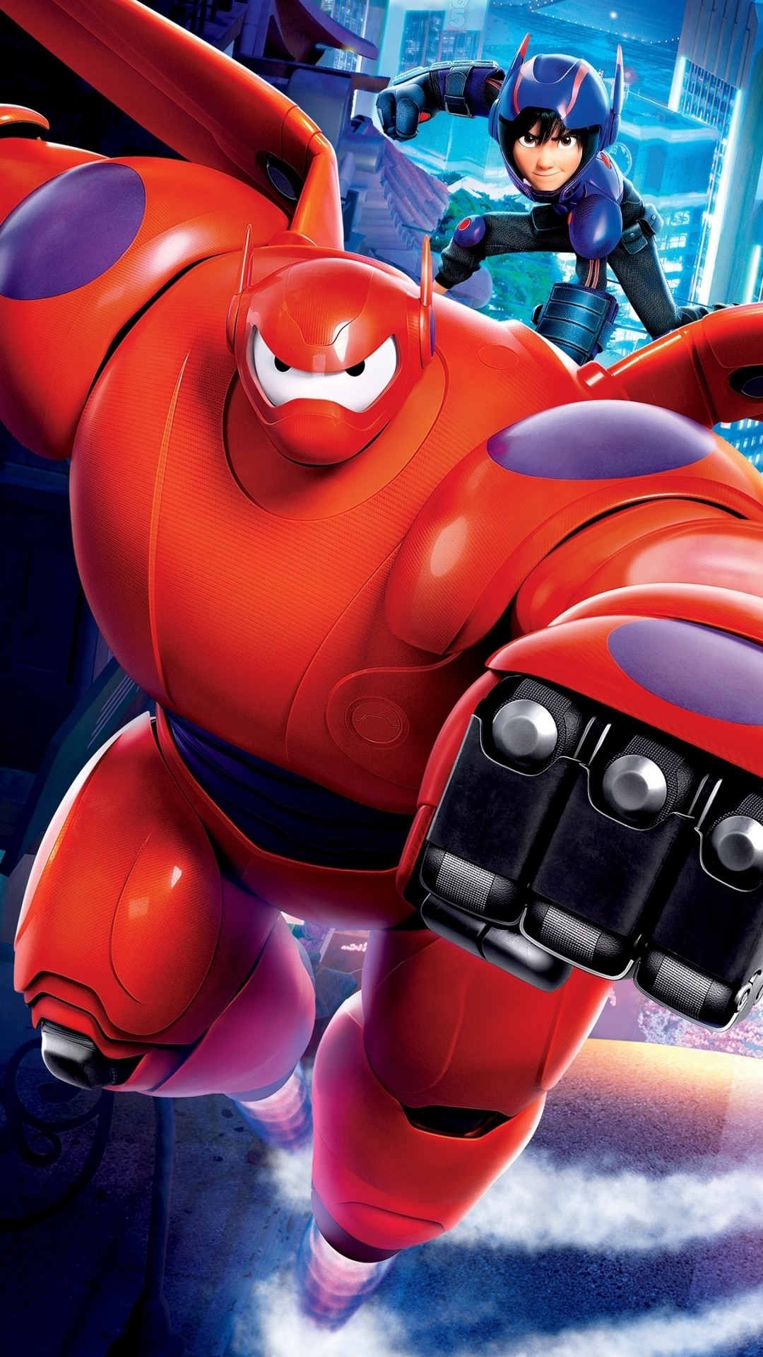 big hero 6 wallpaper,animierter cartoon,karikatur,erfundener charakter,superheld,animation