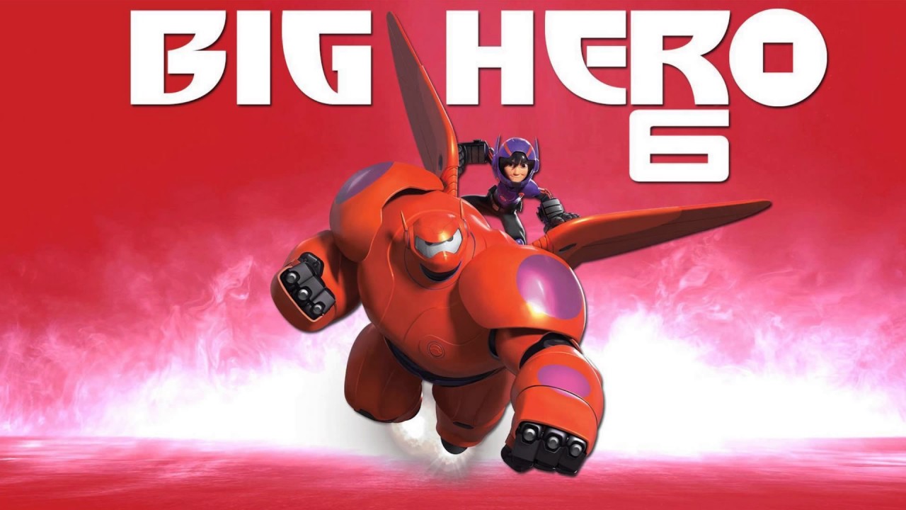 big hero 6 wallpaper,animierter cartoon,animation,poster,schriftart,technologie