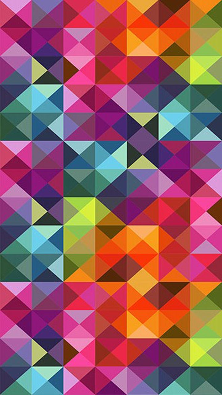 colorful iphone wallpaper,pattern,orange,purple,violet,triangle