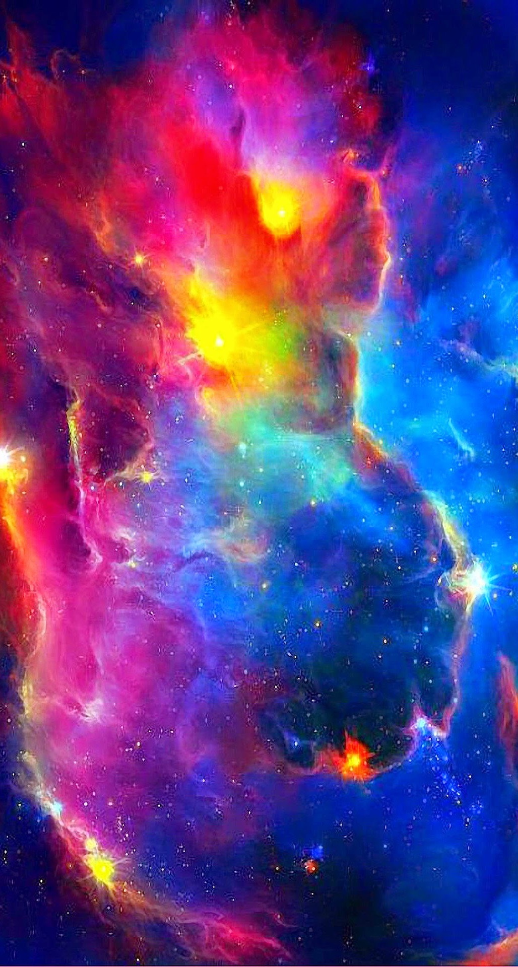 bunte iphone wallpaper,himmel,nebel,astronomisches objekt,atmosphäre,platz