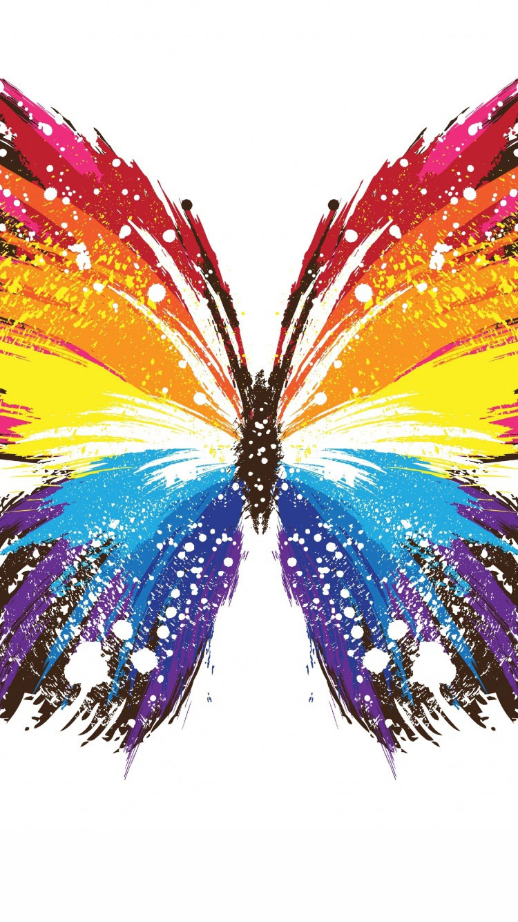 화려한 아이폰 배경 화면,나비,곤충,나방과 나비,보라색,날개