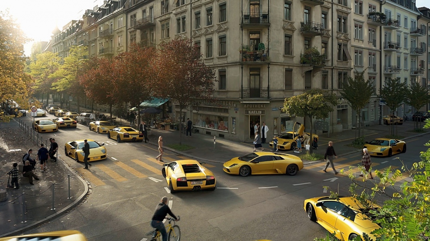 fond d'écran riche,véhicule,jaune,rue,taxi,trafic