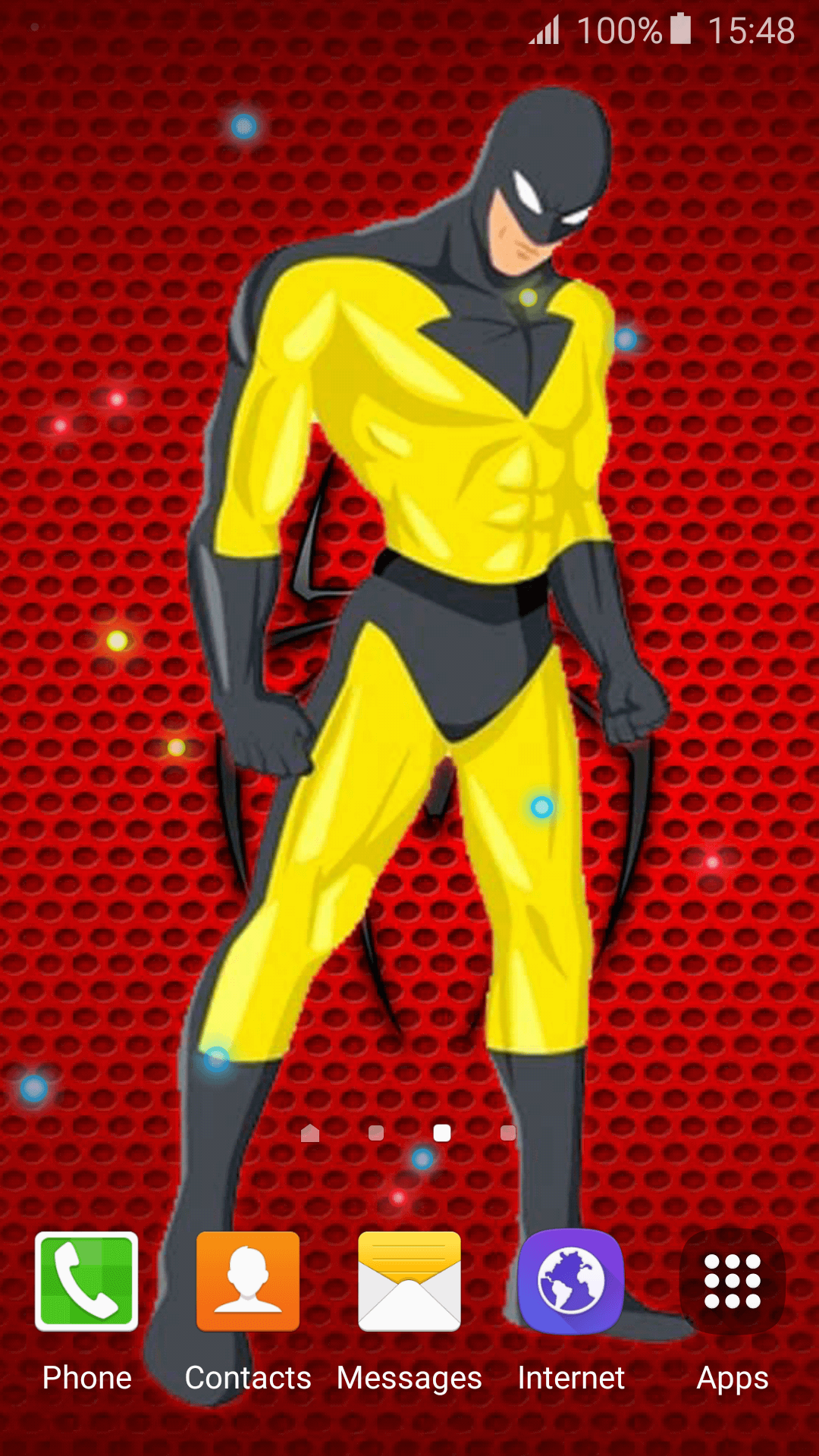 superhéroe live wallpaper,héroe,personaje de ficción,superhéroe,amarillo,hombre murciélago