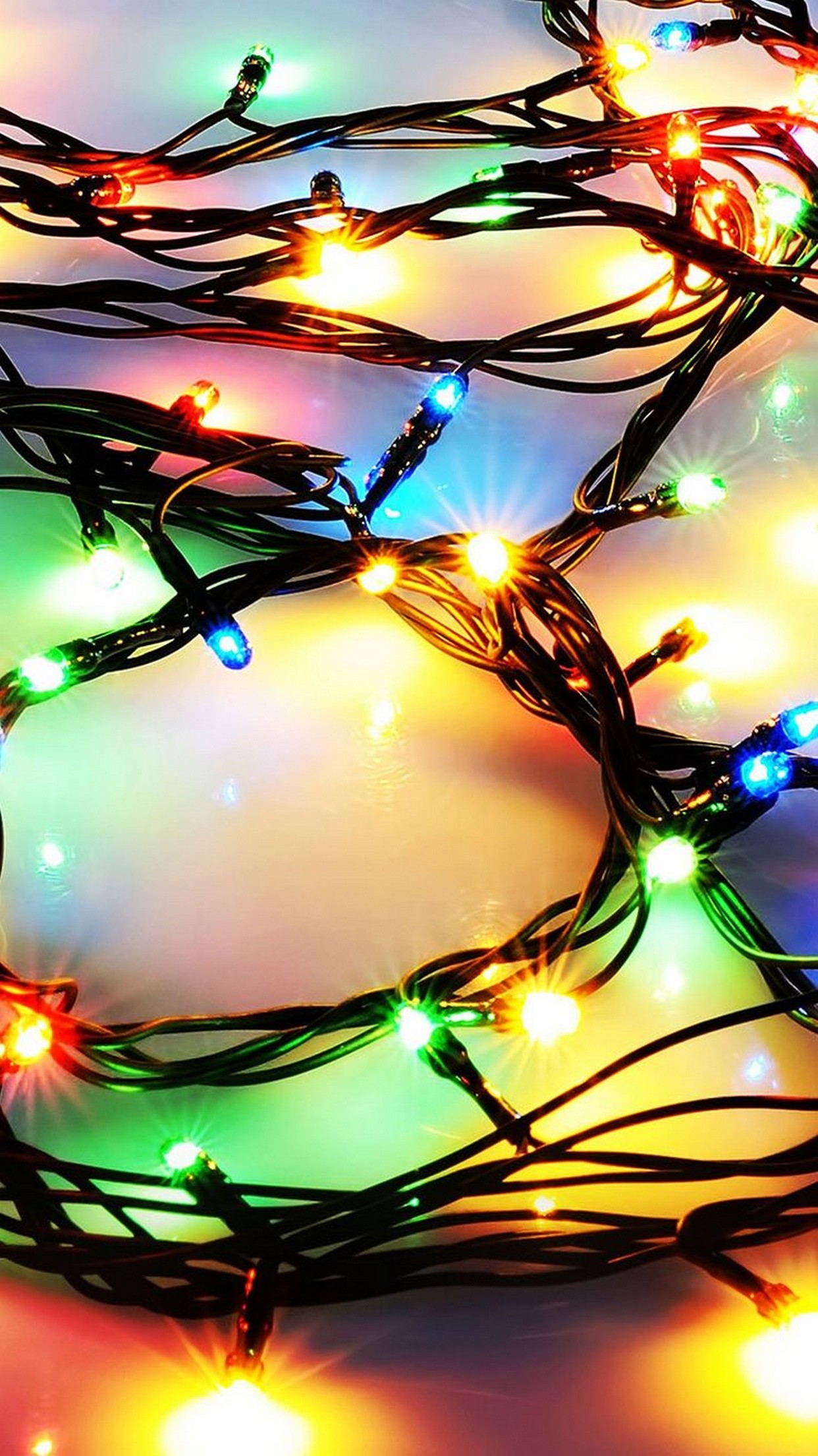 クリスマスの電話の壁紙,緑,光,クリスマスのあかり,クリスマスの飾り,点灯