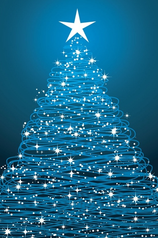fondo de pantalla del teléfono de navidad,árbol de navidad,decoración navideña,abeto de colorado,azul,árbol