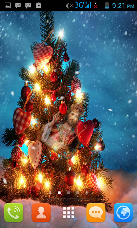 christmas wallpapers live free,christmas tree,christmas decoration,tree,christmas eve,christmas ornament