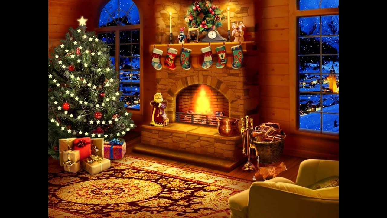 free christmas wallpapers and screensavers,christmas,christmas decoration,christmas tree,living room,room