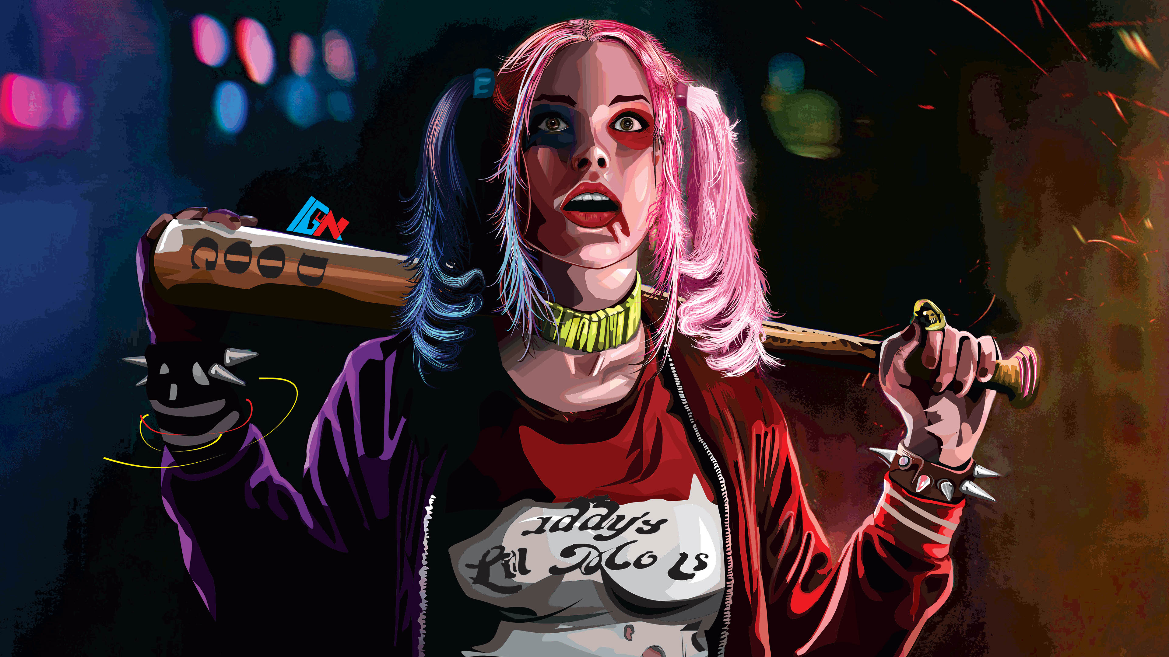 harley quinn wallpaper hd,cool,music artist,music,font,graphic design