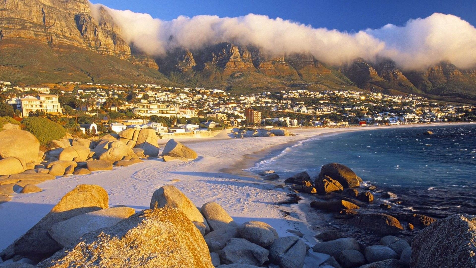 壁紙南アフリカ,自然,自然の風景,山,海岸,岩